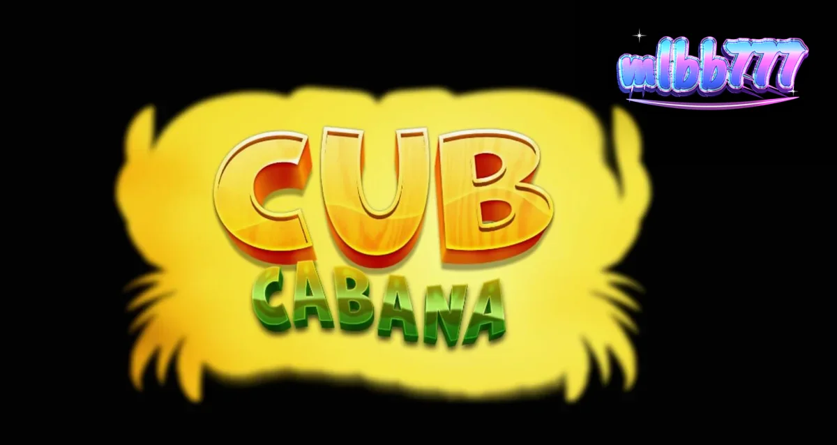 Tampilan visual slot bertema tropis Cub Cabana dengan simbol pesta dan latar belakang pantai